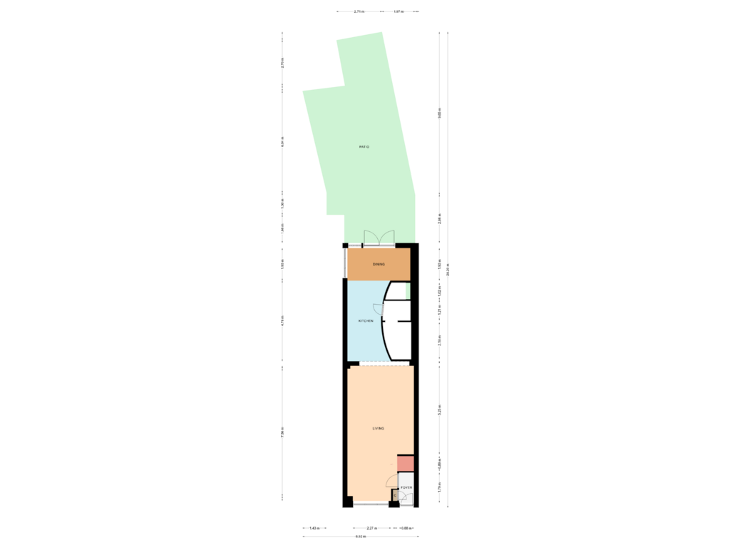 Bekijk plattegrond van Main Floor van Dijkshoornseweg 186