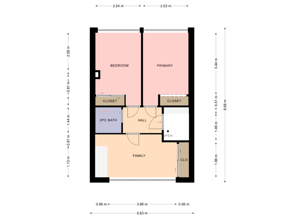 Bekijk plattegrond van 1st Floor van Dijkshoornseweg 186