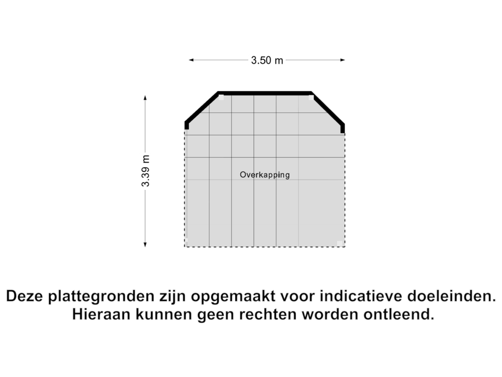 Bekijk plattegrond van Overkapping van Platteweg 41