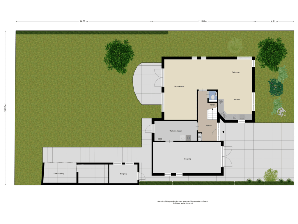 Begane grond-tuin