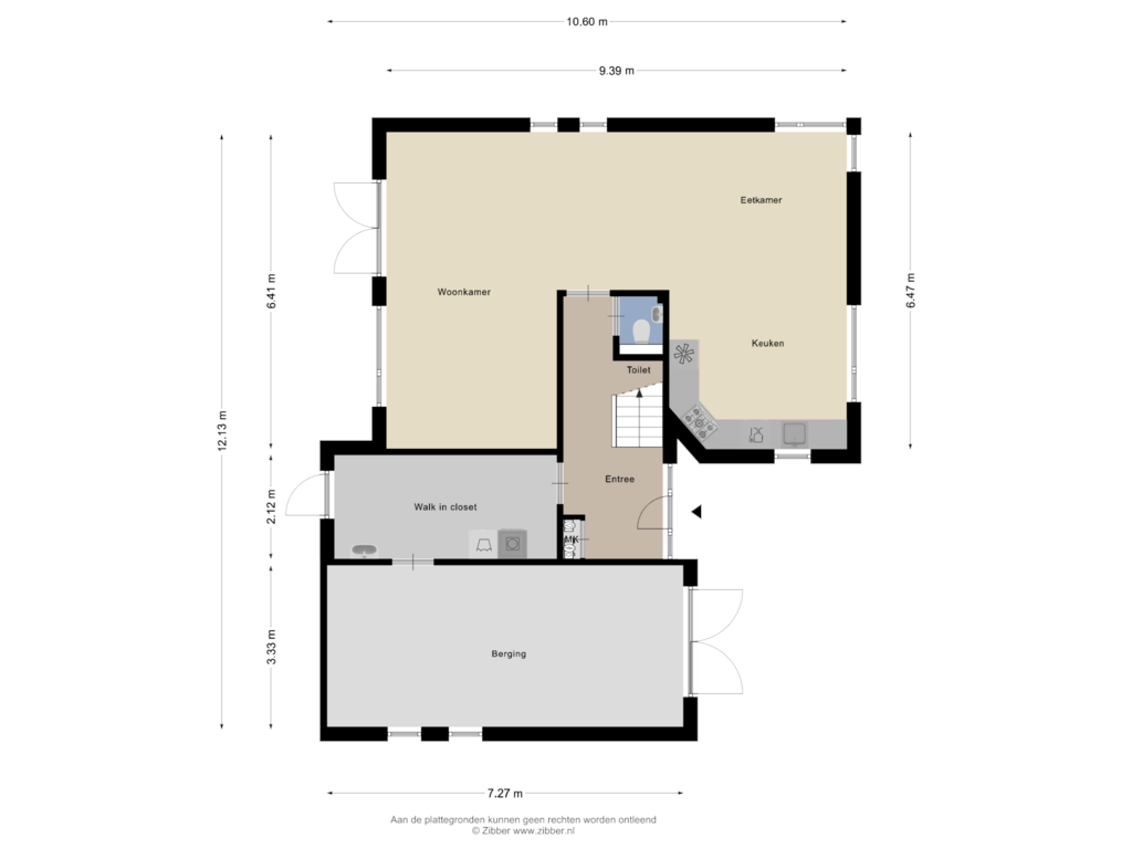 Bekijk plattegrond van Begane grond van Sierk de Grootstrjitte 16