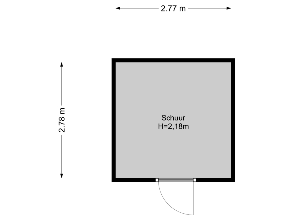 Bekijk plattegrond van Schuur van Spanker 17