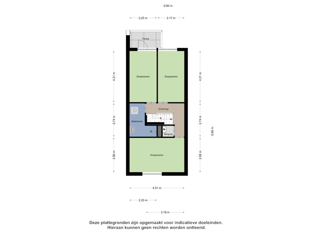 Bekijk plattegrond van Eerste verdieping van Nova Zemblastraat 91