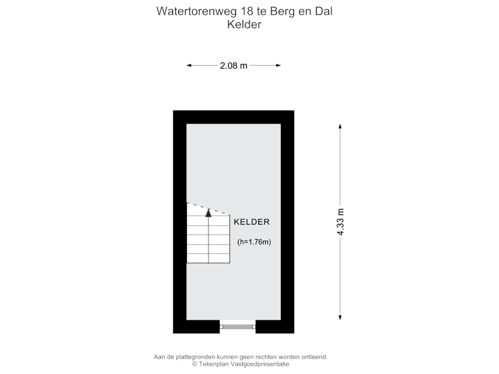 Bekijk plattegrond van Kelder van Watertorenweg 18