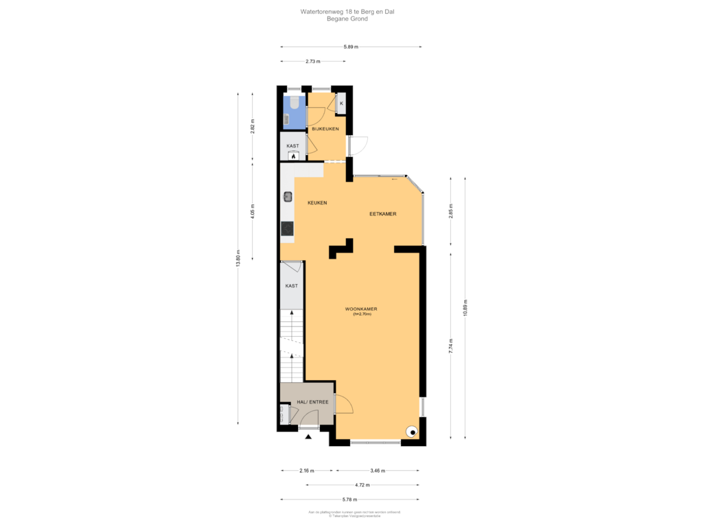 Bekijk plattegrond van Begane Grond van Watertorenweg 18