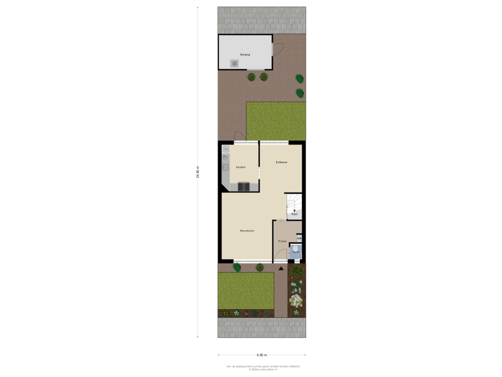 Bekijk plattegrond van Begane Grond_tuin van Prins Bernhardlaan 112