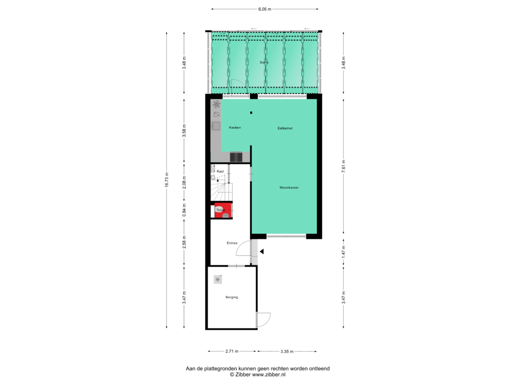 Bekijk plattegrond van Begane grond van Raam 311