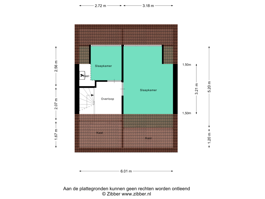 Bekijk plattegrond van Tweede Verdieping van Raam 311