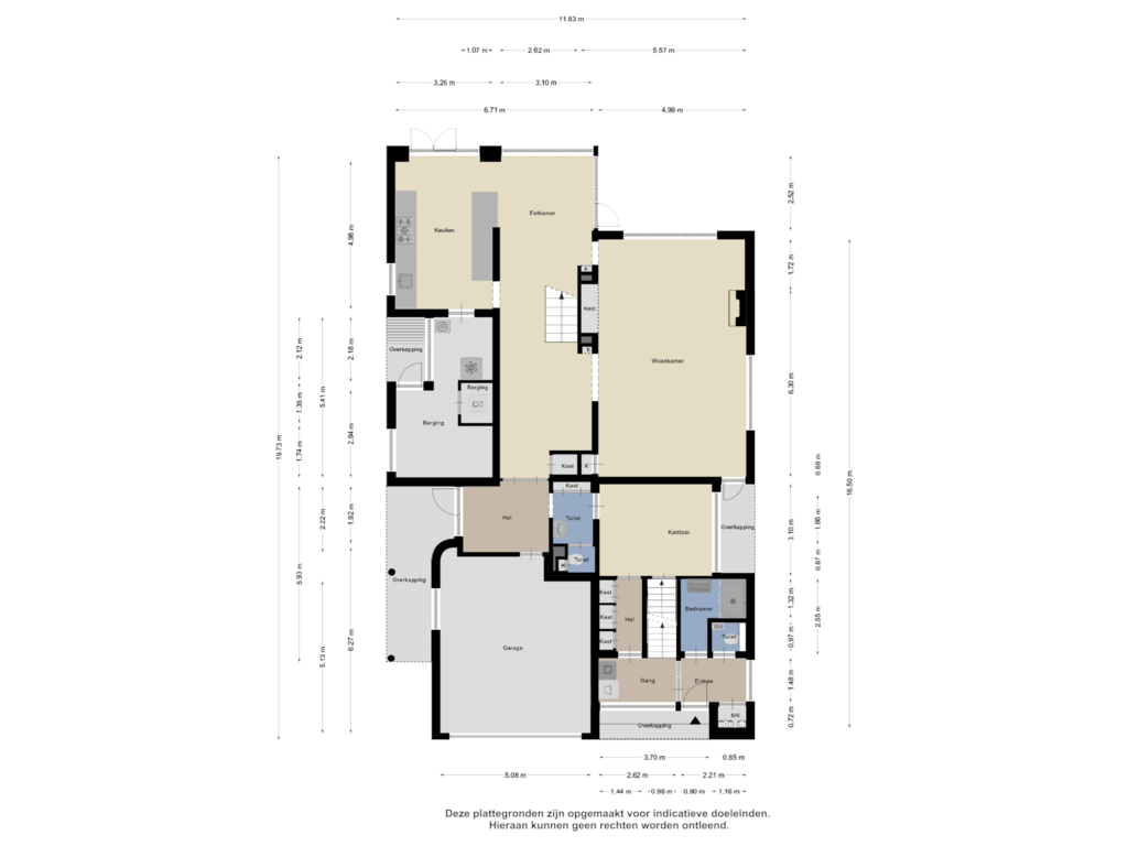 Bekijk plattegrond van Begane Grond van Gezellelaan 11