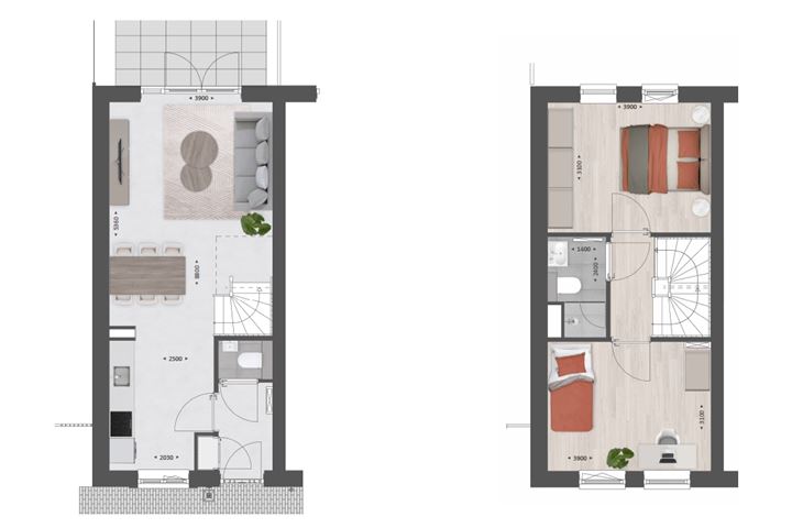 Bekijk foto 8 van 10 nieuwbouw huurwoningen De Veste fase 2