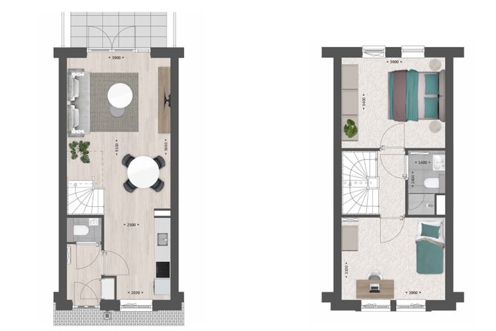 Bekijk foto 10 van 10 nieuwbouw huurwoningen De Veste fase 2