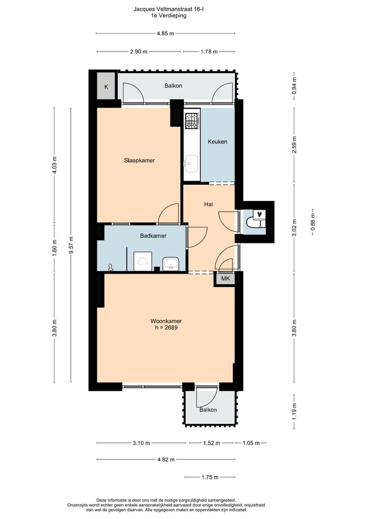 Foto 20 van Jacques Veltmanstraat 16-1