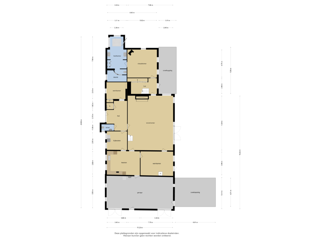 View floorplan of Begane grond of Buntweg 7