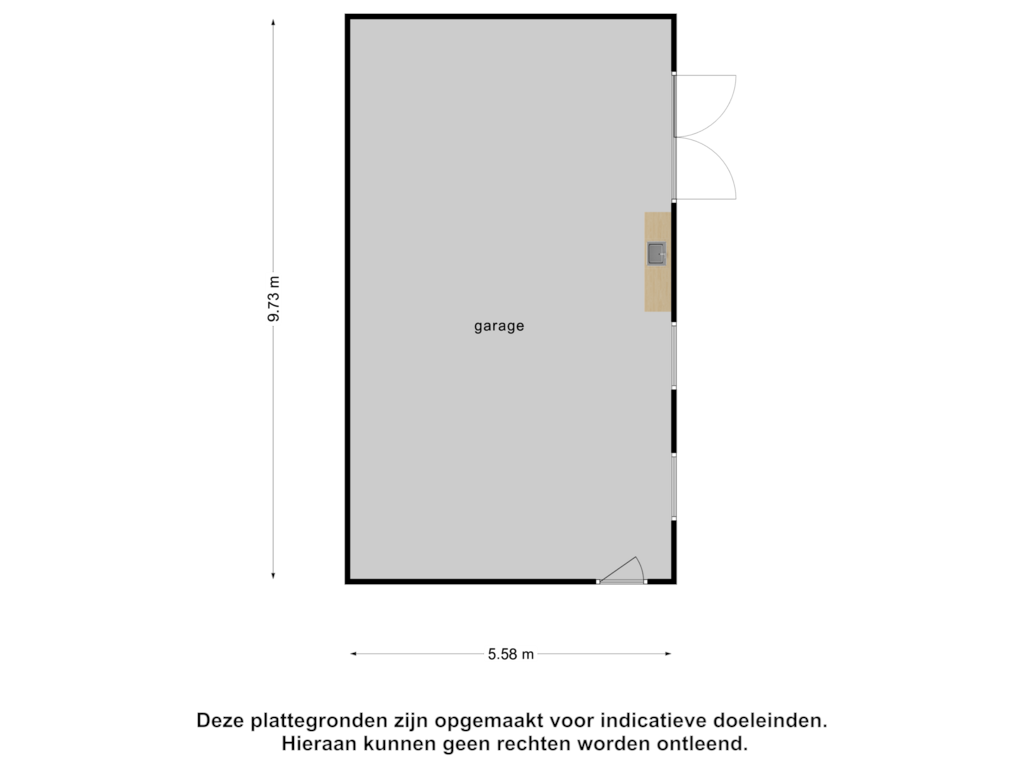 View floorplan of Berging of Buntweg 7