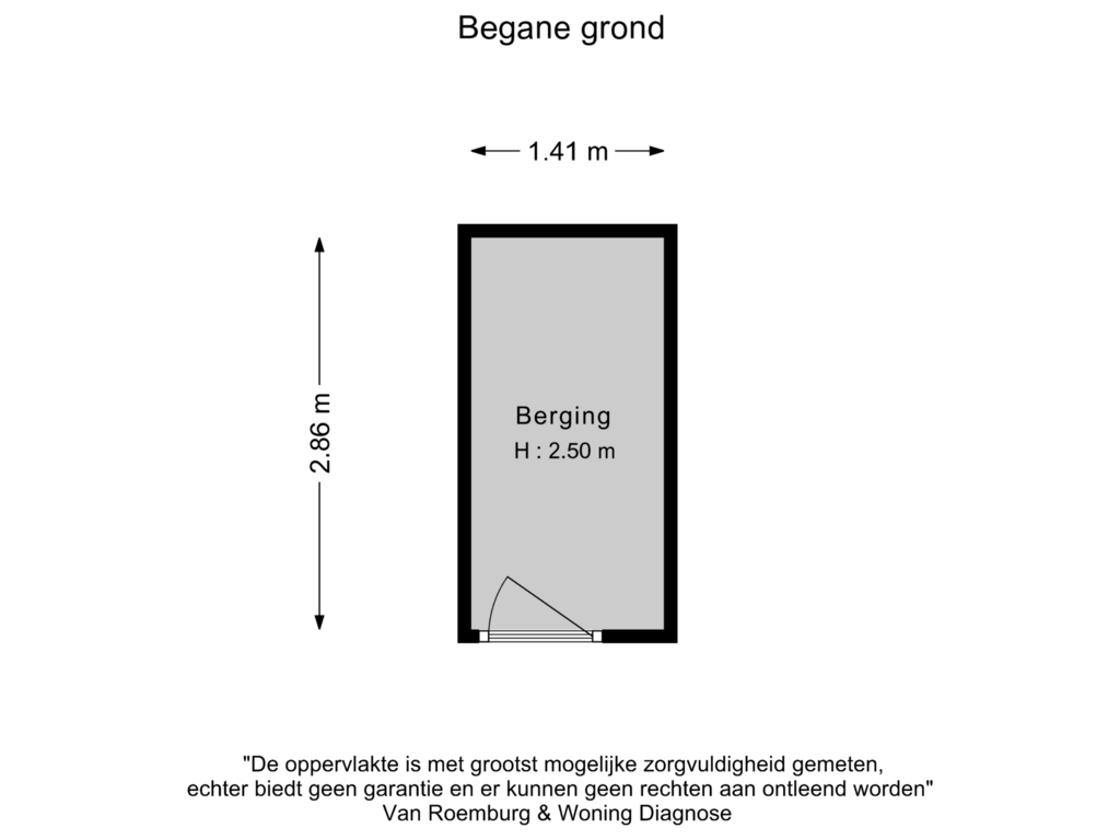 Bekijk plattegrond van Berging van Einsteinlaan 55