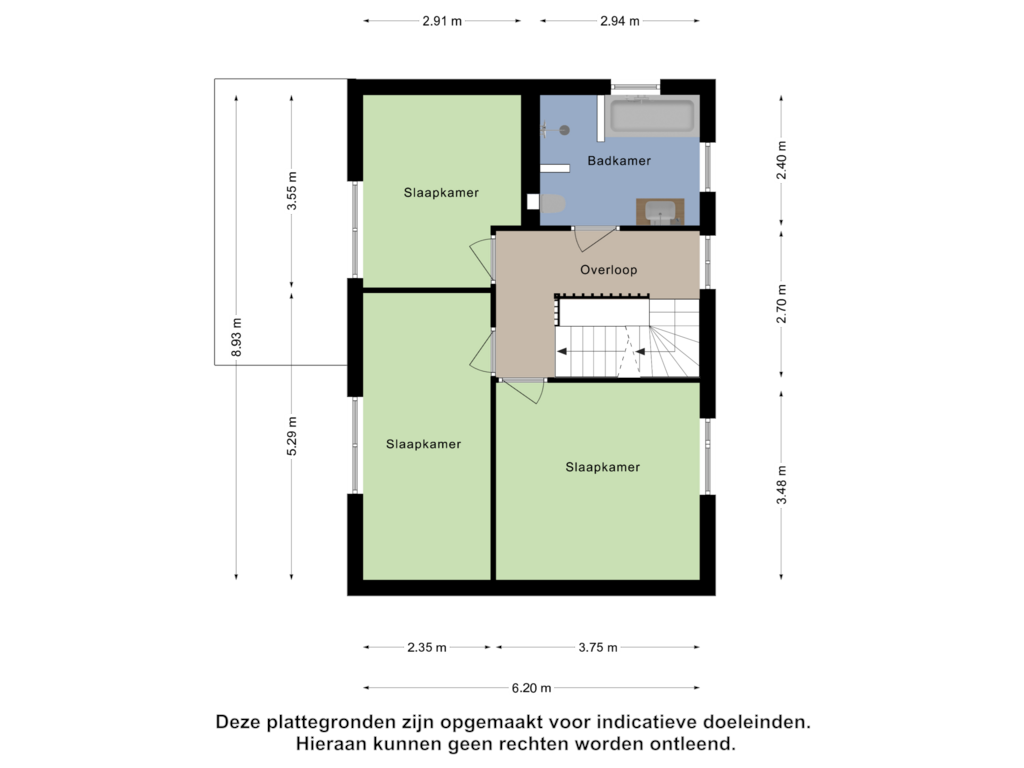 Bekijk plattegrond van Eerste Verdieping van Kattenstaart 15