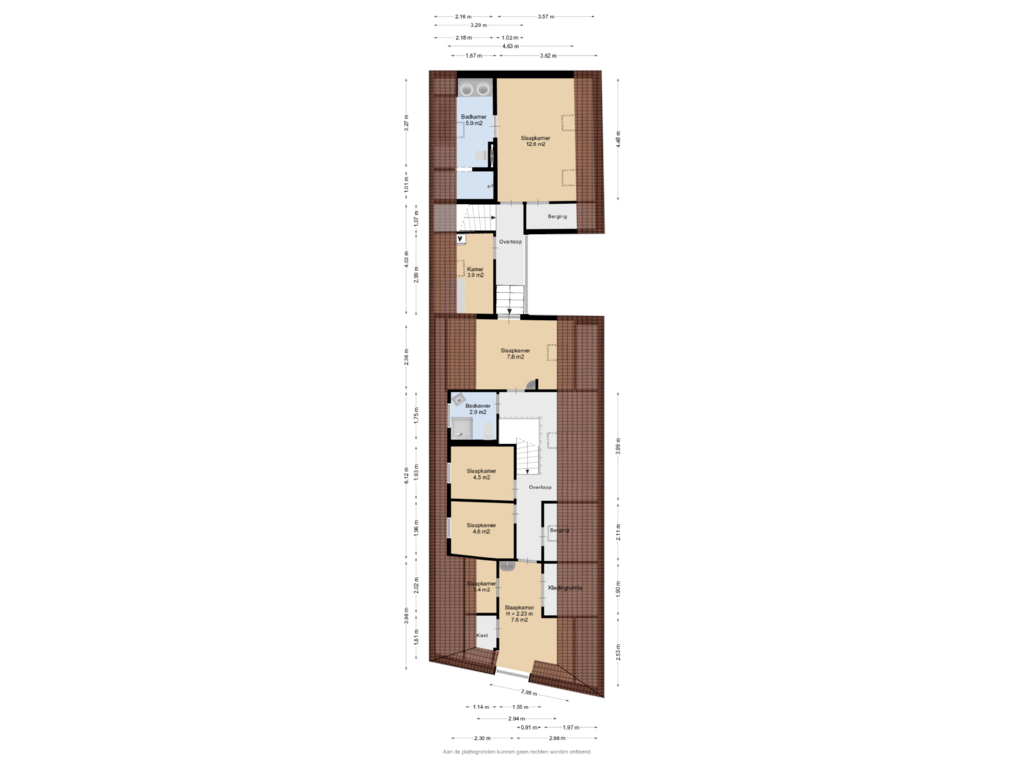 Bekijk plattegrond van 1e Verdieping van Stoombootkade 22