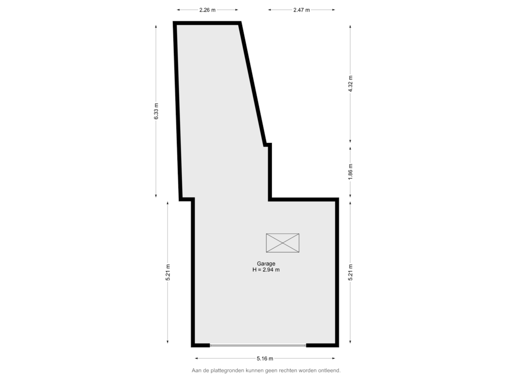 Bekijk plattegrond van Garage van Stoombootkade 22