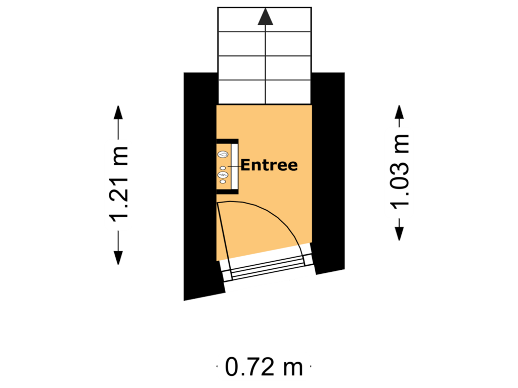 Bekijk plattegrond van First floor van Kerkstraat 77-BS