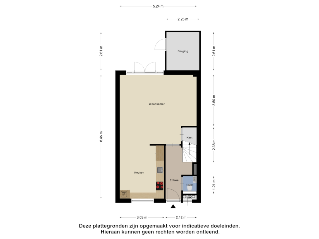 Bekijk plattegrond van Begane Grond van Morelgaard 21