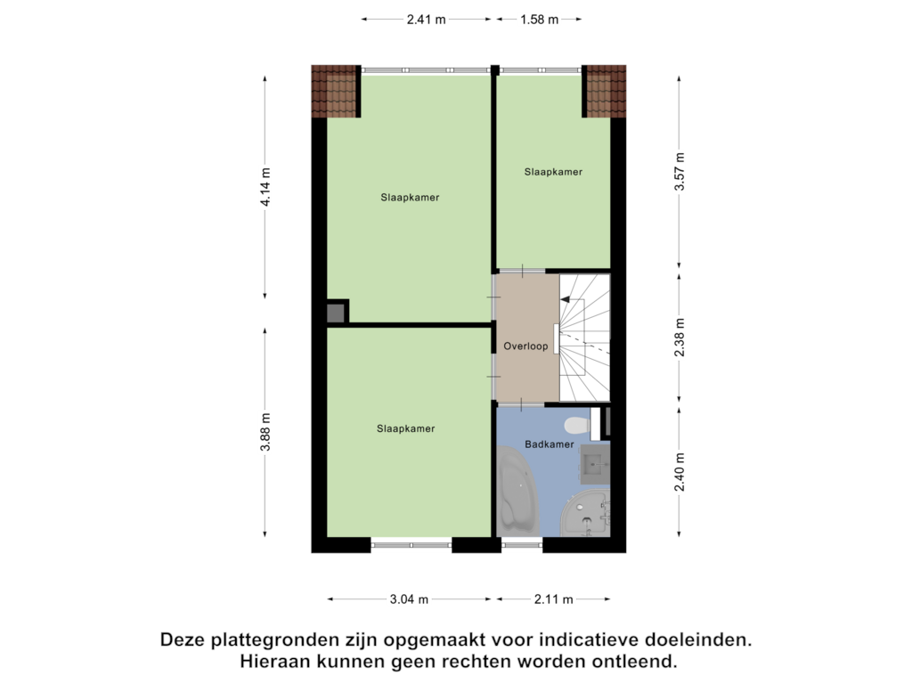 Bekijk plattegrond van Eerste Verdieping van Morelgaard 21