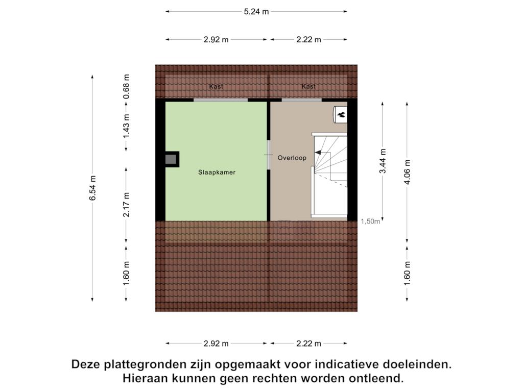 Bekijk plattegrond van Tweede Verdieping van Morelgaard 21