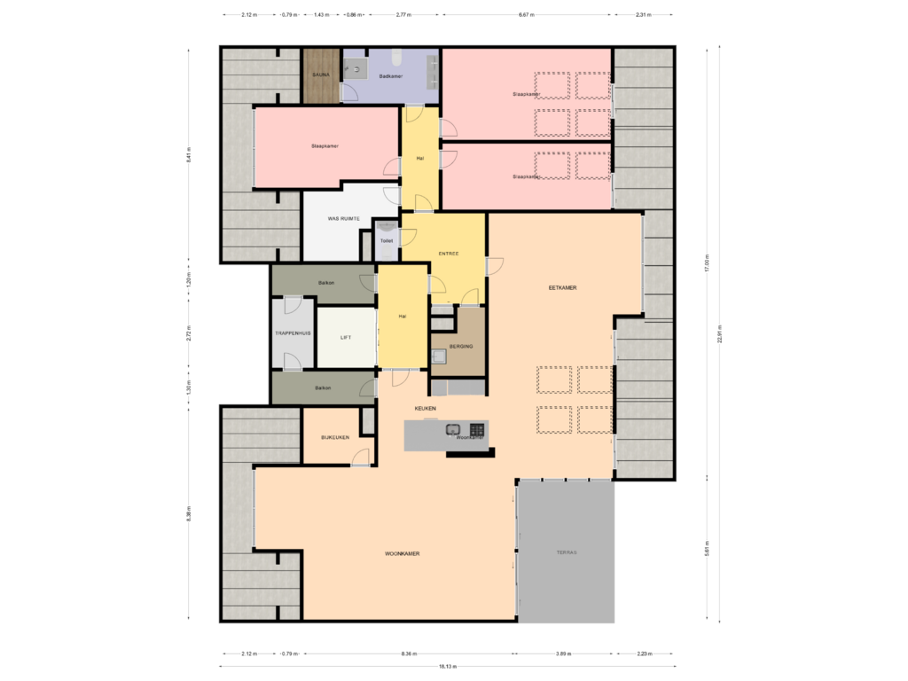 View floorplan of First floor of Stationsplein 43