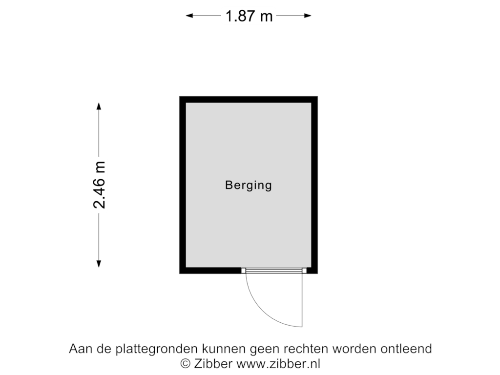 Bekijk plattegrond van Berging van Agterhuys 9