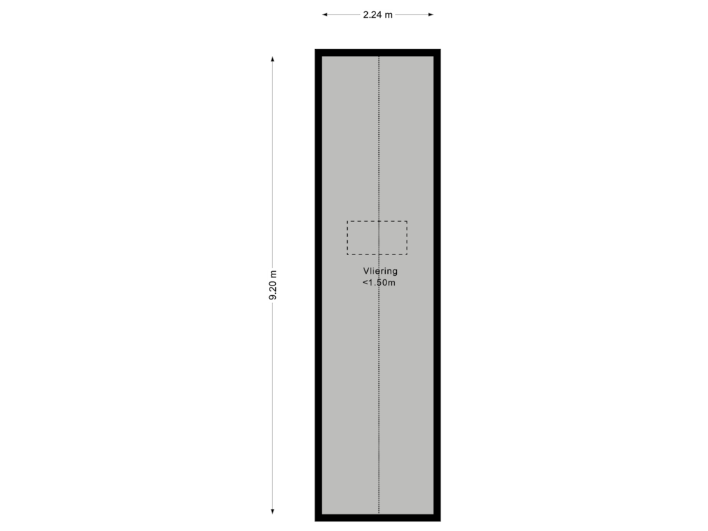 Bekijk plattegrond van Vliering van Dorpsstraat 831