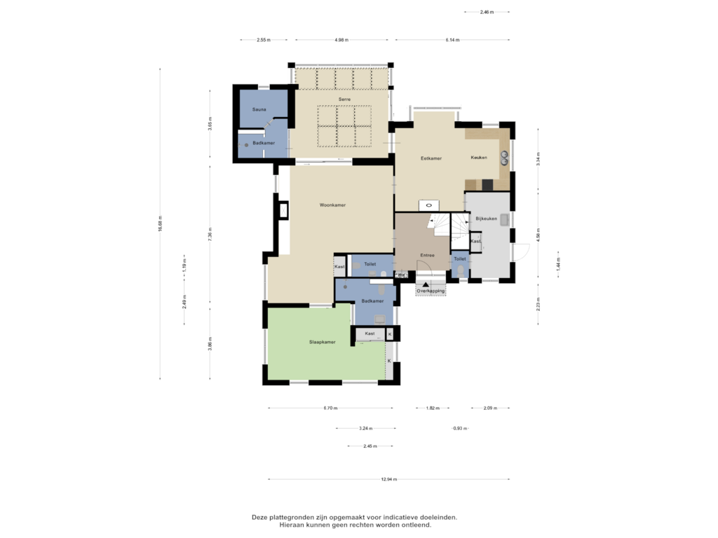 View floorplan of Begane Grond of Almelosestraat 23