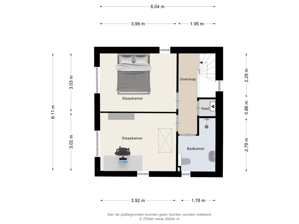 Bekijk plattegrond van Eerste Verdieping van Visven 602