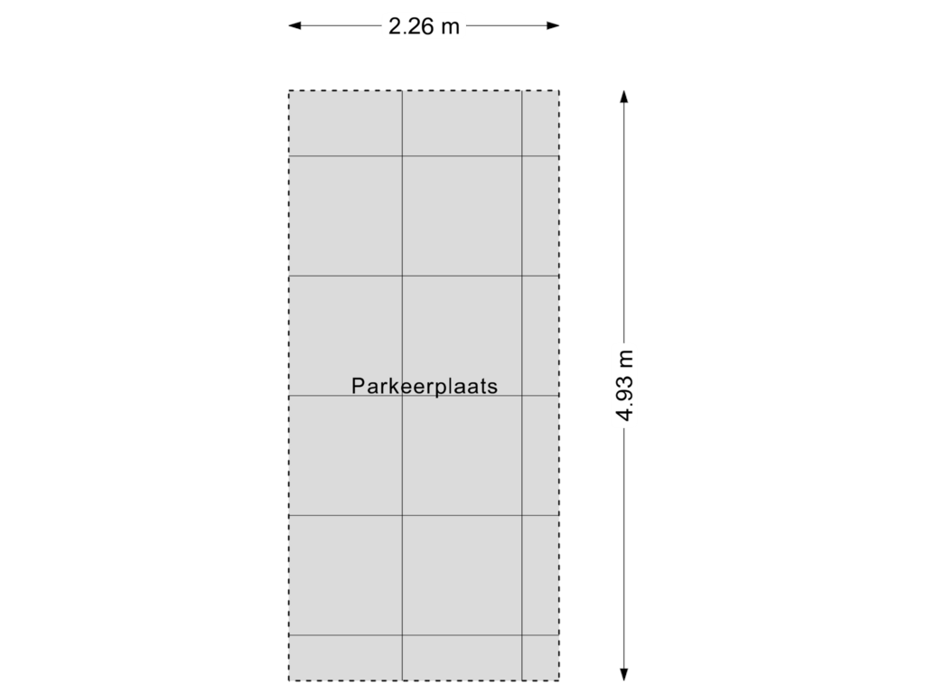 Bekijk plattegrond van Parkeerplaats van Terheijdenstraat 264