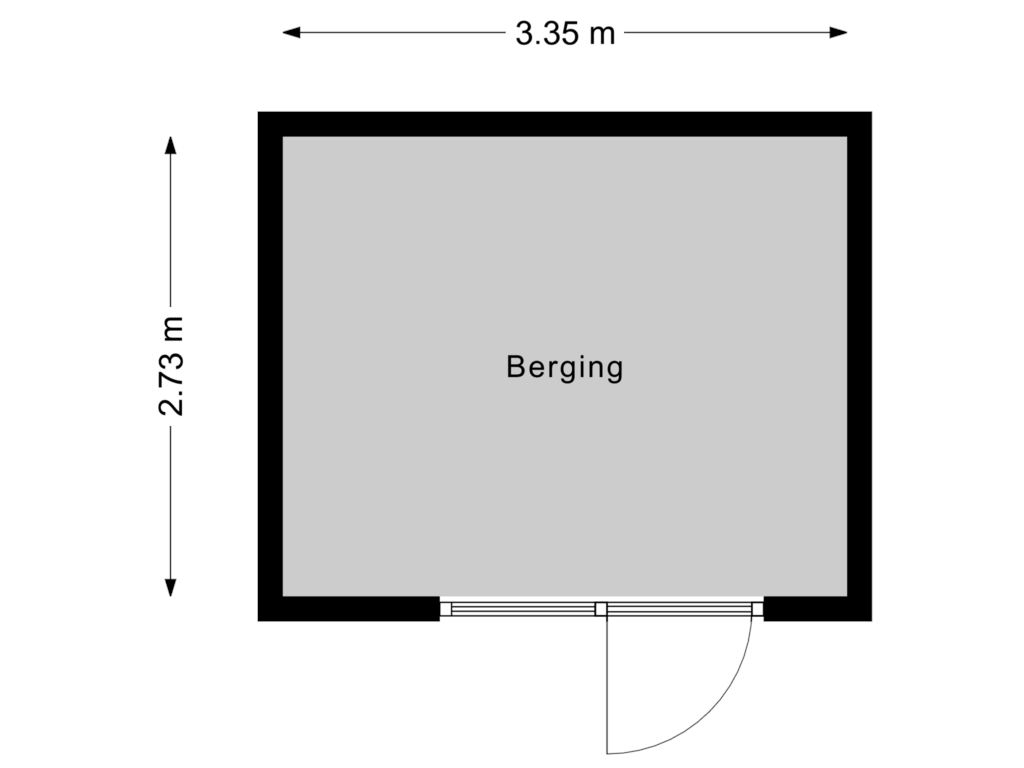 Bekijk plattegrond van Berging van Merimondstraat 13