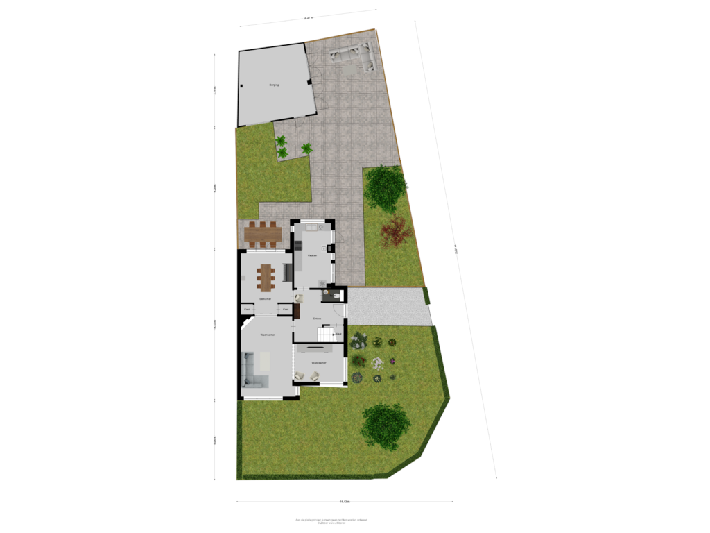 Bekijk plattegrond van Begane grond  Tuin van Colenbranderstraat 1