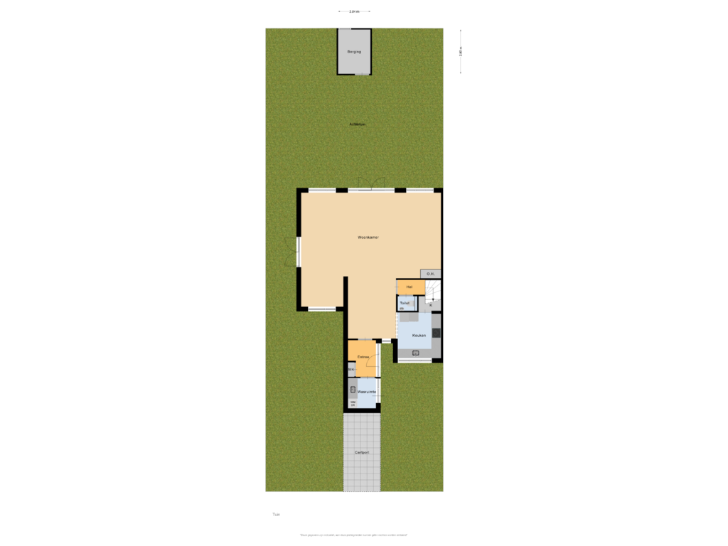 Bekijk plattegrond van Tuin van Weverakker 1