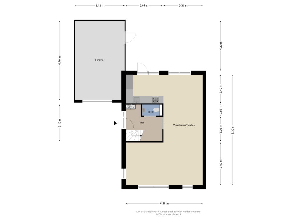 Bekijk plattegrond van Begane Grond van Pastoor Vogelsstraat 38