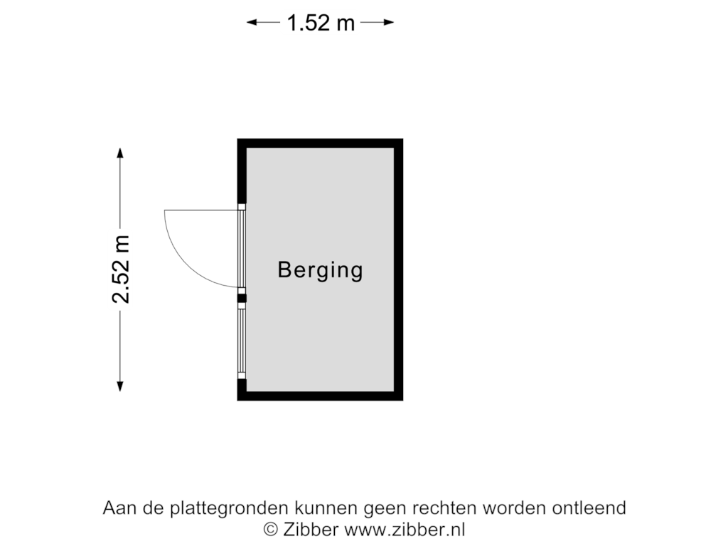 Bekijk plattegrond van Berging van Noordhoekstraat 5-25