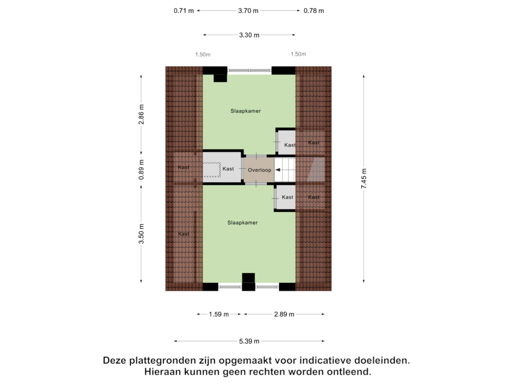 Bekijk plattegrond van Eerste Verdieping van Beatrixlaan 3