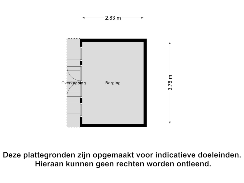 Bekijk plattegrond van Berging van Beatrixlaan 3