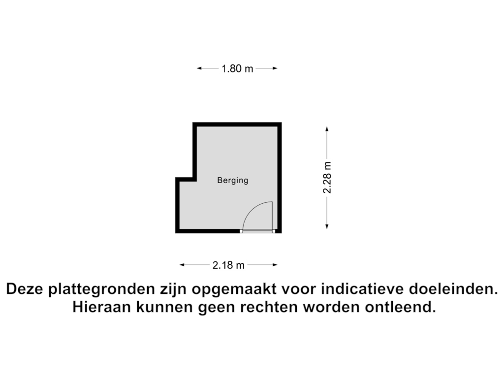 Bekijk plattegrond van Berging van Plesmanstraat 309