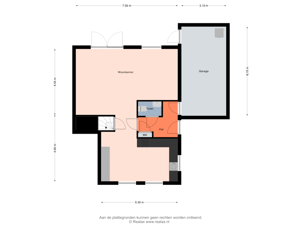 Bekijk plattegrond van Begane grond van Blikfaart 3