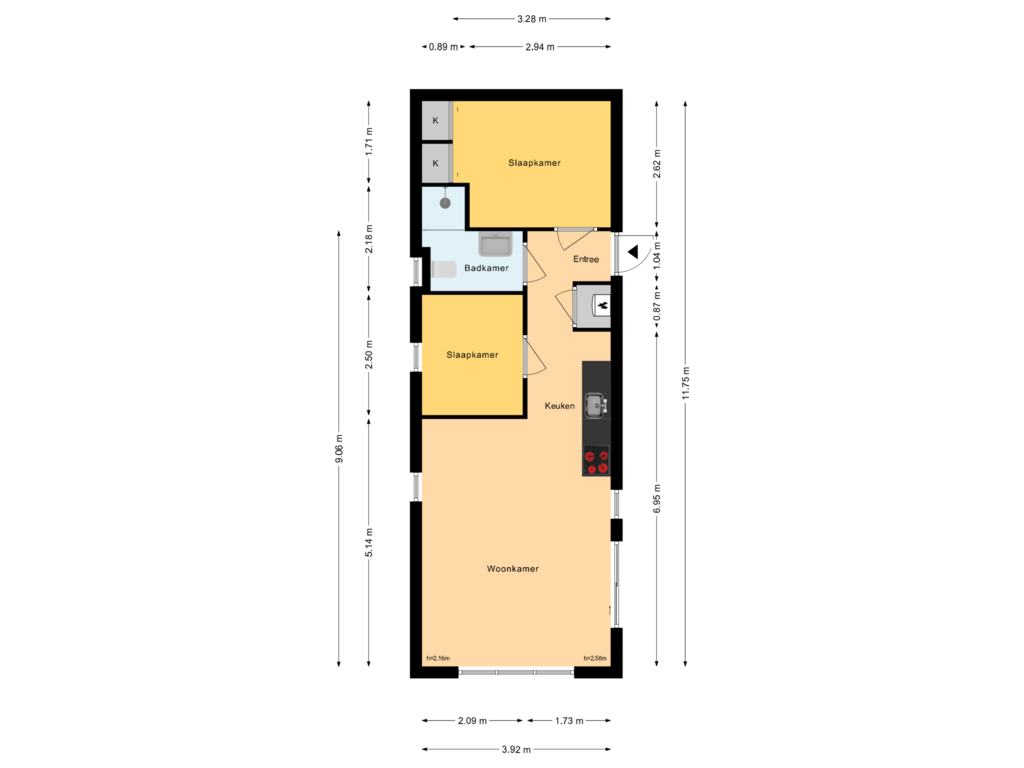 Bekijk plattegrond van Begane Grond van Vuurtorenpark 226