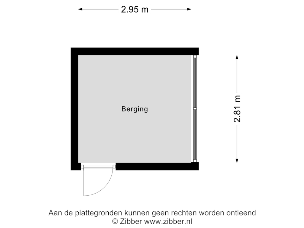 Bekijk plattegrond van Berging van Lankforst 5613