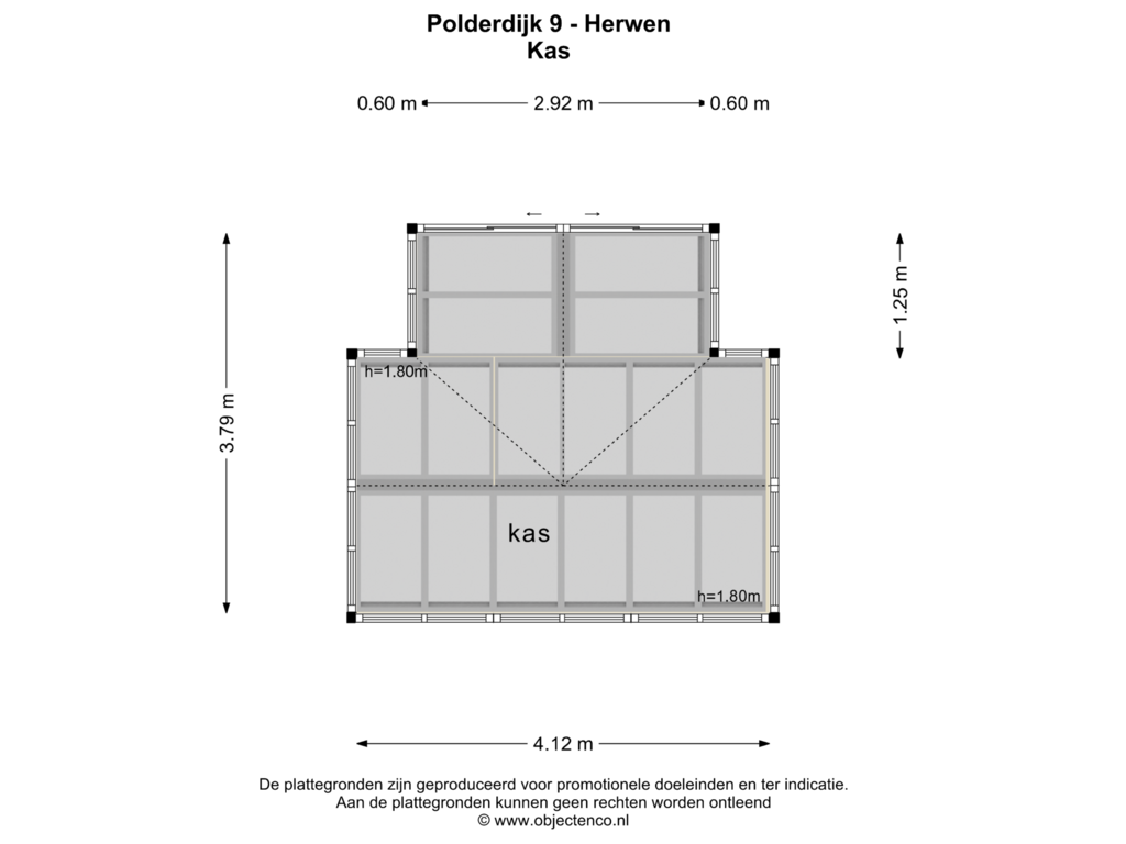 View floorplan of KAS of Polderdijk 9