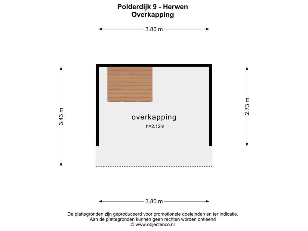 View floorplan of OVERKAPPING of Polderdijk 9