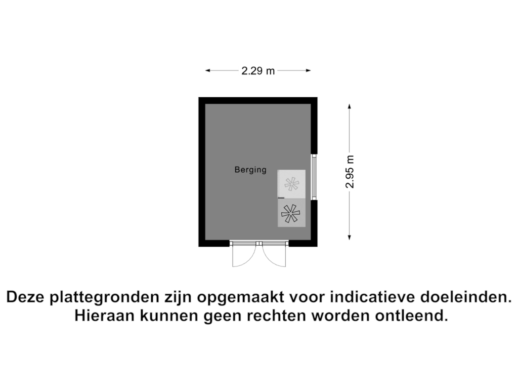 Bekijk plattegrond van Berging van Prins Bernhardstraat 6