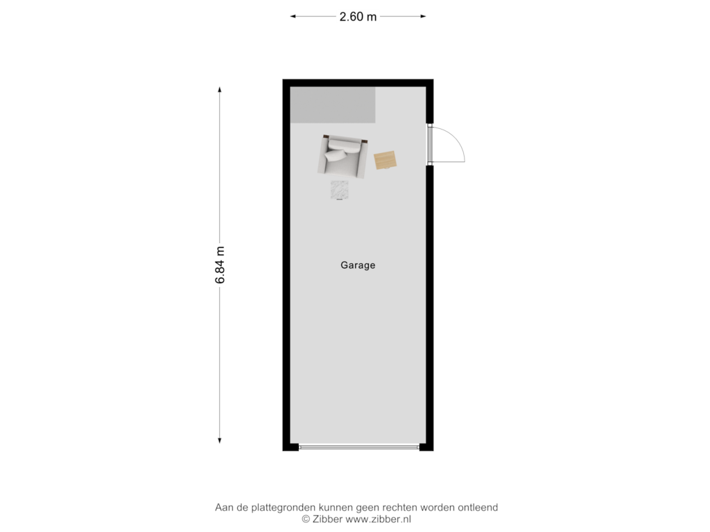 Bekijk plattegrond van Garage van Gruttoweide 20