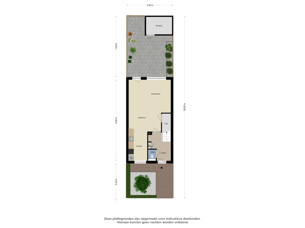 Bekijk plattegrond van Begane Grond Tuin van De Hoeve 3