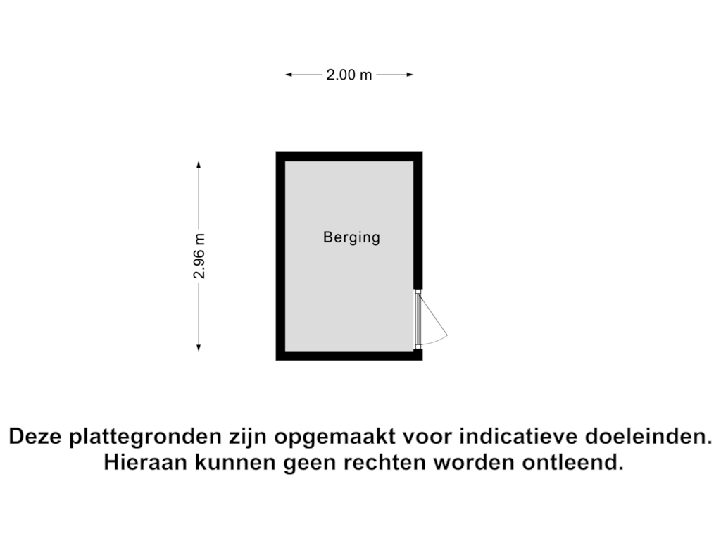 Bekijk plattegrond van Berging van De Hoeve 3