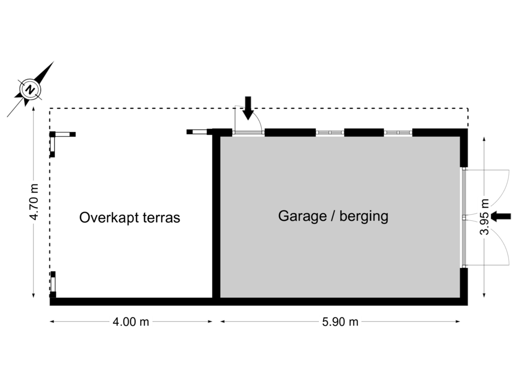 Bekijk plattegrond van Bijgebouw van Jaerlawei 4